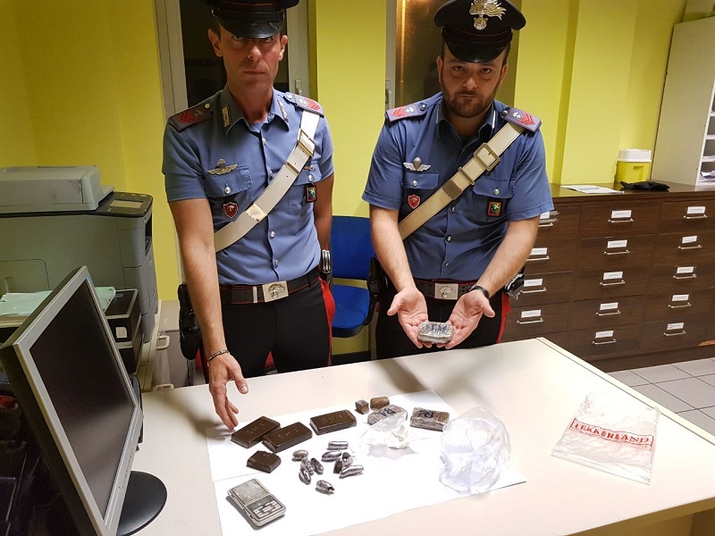 Operazione antidroga dei carabinieri arrestati due lecchesi