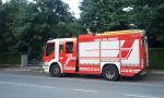 Incendio in azienda all'alba