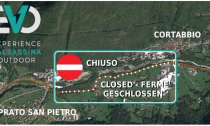 Chiuso un tratto della pista ciclopedonale della Valsassina