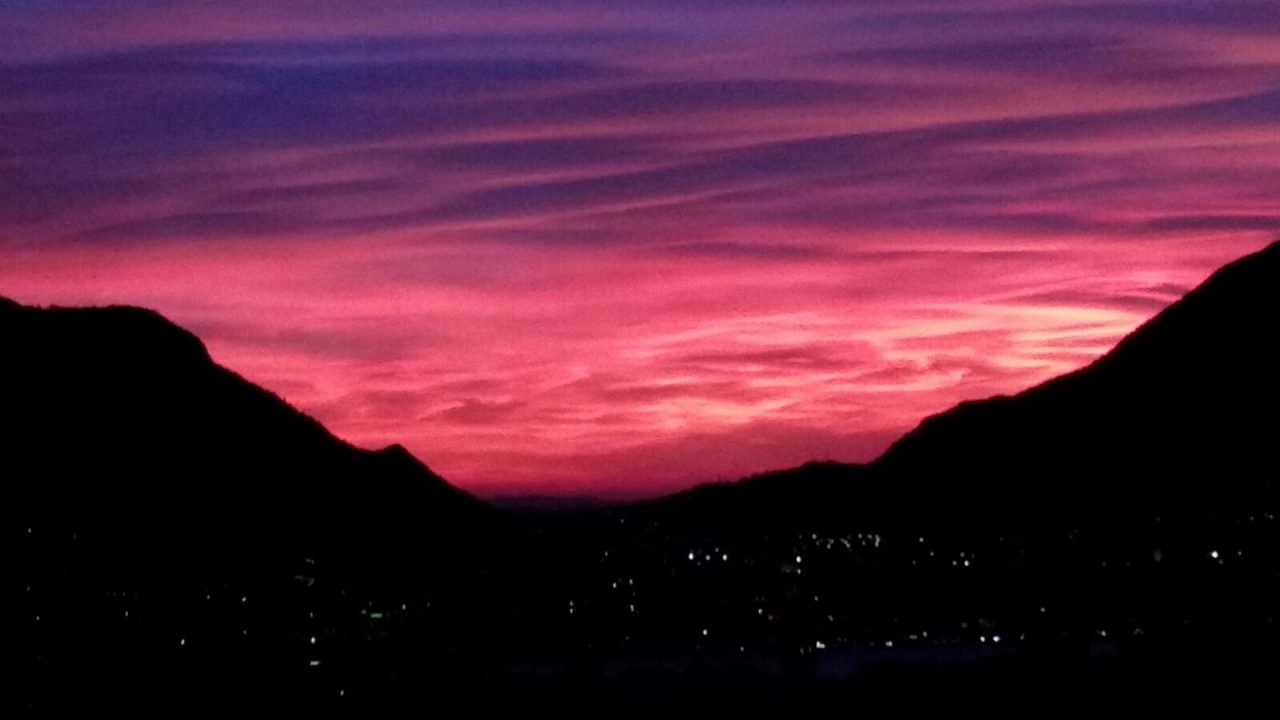 Dopo il Tramonto di fuoco, temperature in calo