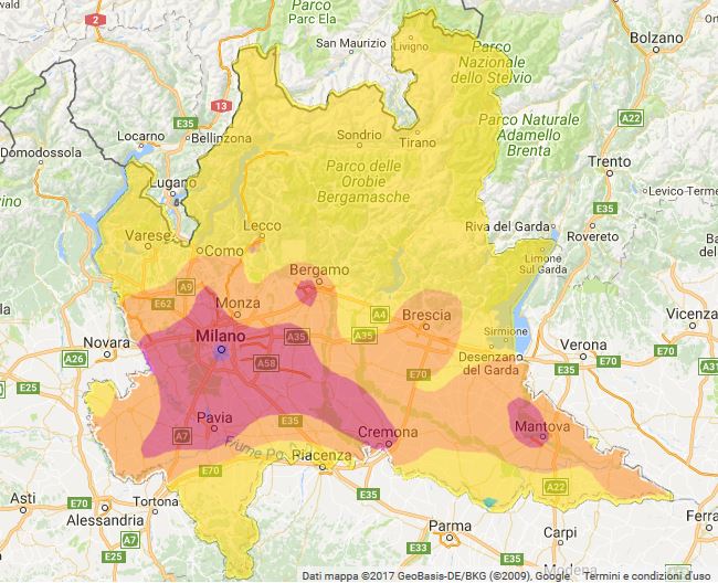 Polveri sottili oltre la soglia a Lecco e Merate