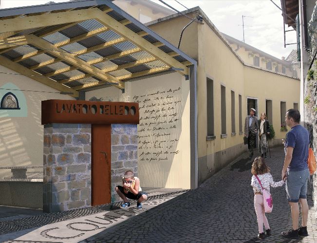Partono i lavori al lavatoio  di Belledo