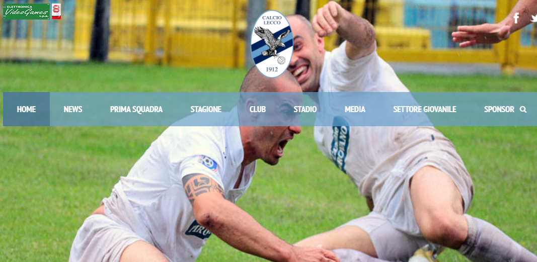 Online il nuovo sito della Calcio Lecco