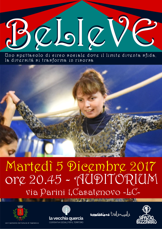 Believe circo sociale in scena a Casatenovo