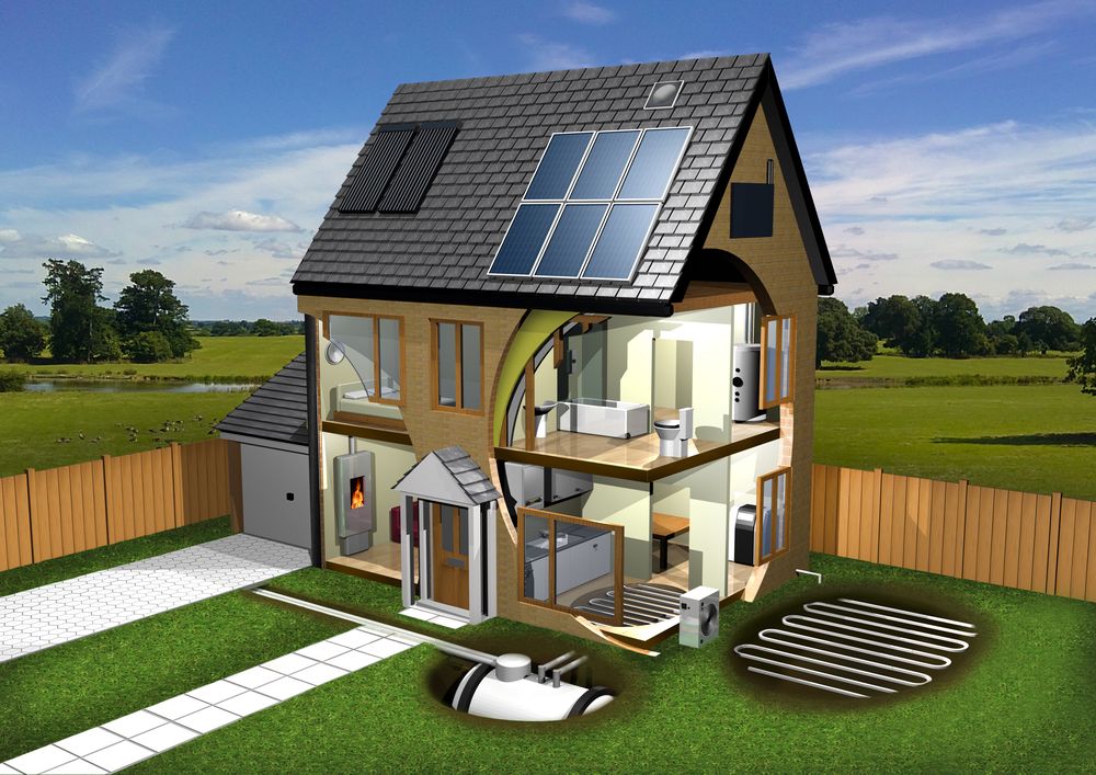 Energy-saving cottage