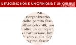 Il fascismo non è un’opinione è un crimine