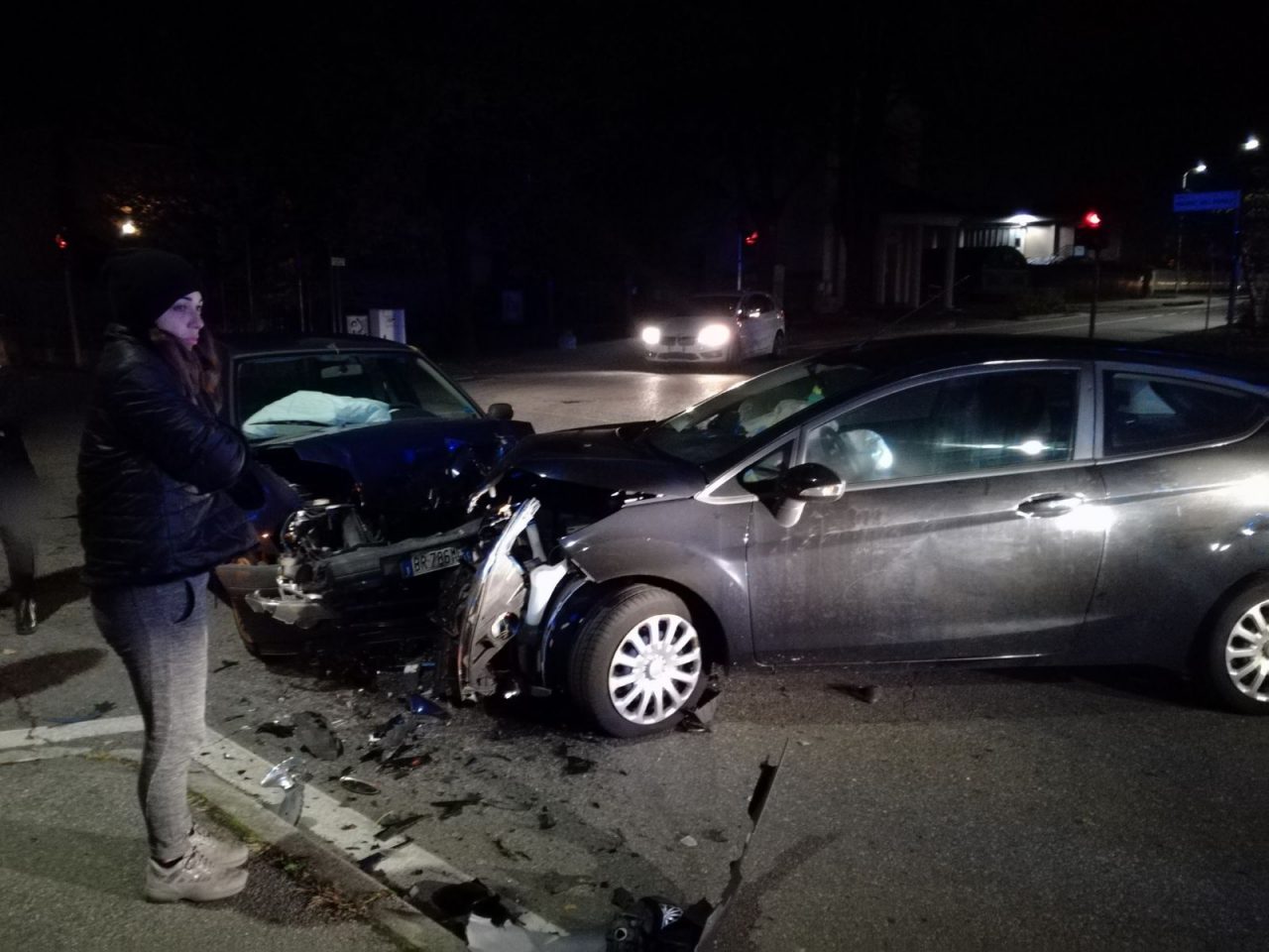 Incidente all’incrocio Brugarolo VIDEO