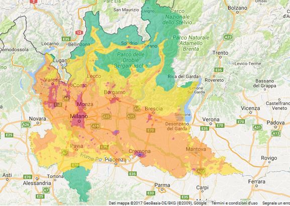 Pm10 sotto la soglia a Lecco e Valmadrera sopra a Merate. Nel week end arriva la pioggia