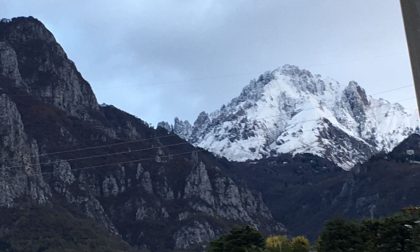 Prima neve anche sulle montagne lecchesi FOTO