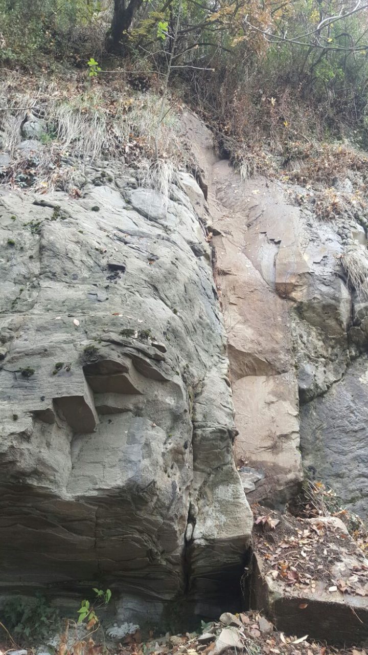Massi caduti a Calolzio sopralluogo dell’assessore FOTO