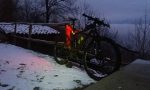 Prima neve in Brianza sul Monte San Genesio FOTO