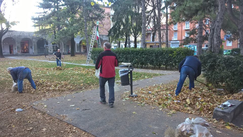 Parco sistemato dagli alpini sabato l’inaugurazione FOTO