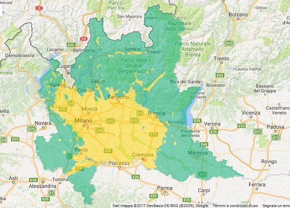 La pioggia ha abbattuto le polveri sottili