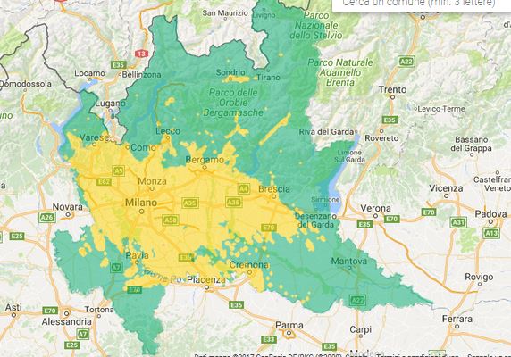 Aria pulita in tutta la provincia. Ecco le previsioni meteo