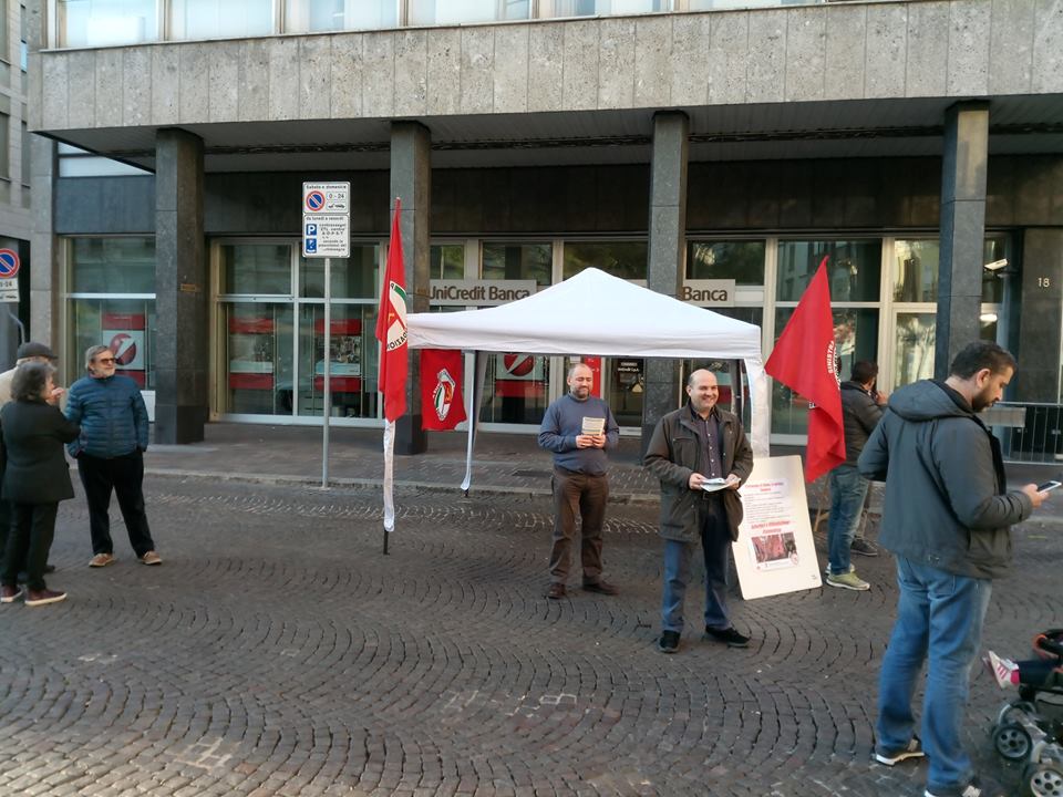 Rifondazione Comunista campagna per le pensioni