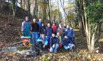 Gruppo ecologico al lavoro nei boschi FOTO