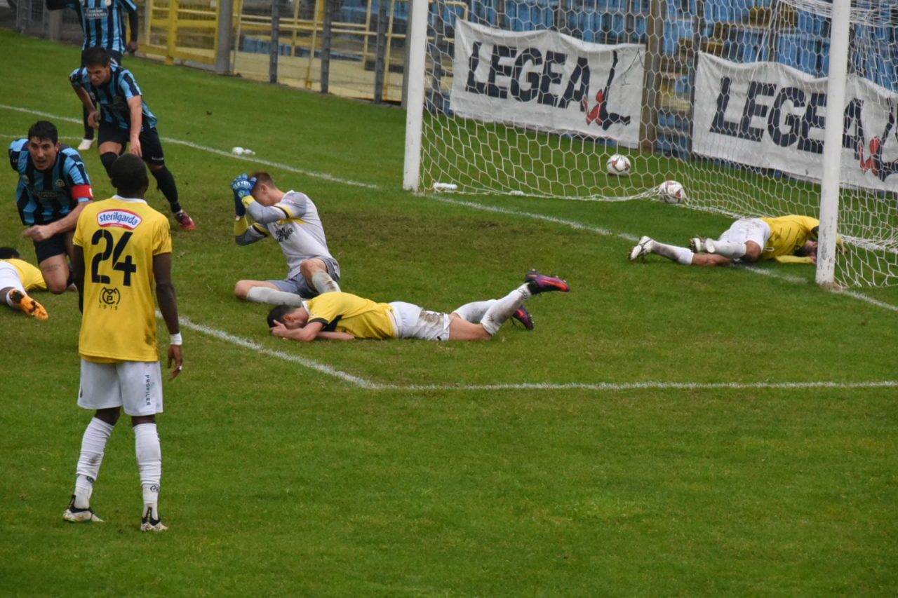 Calcio Lecco, pareggio in extremis: 1-1 col Ciliverghe