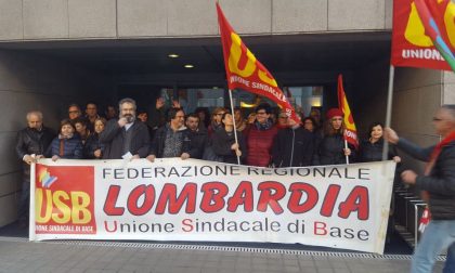 Picchetto di solidarietà per Francesco Scorzelli