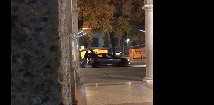 Spaccata in centro Bergamo, parla l’autore del VIDEO