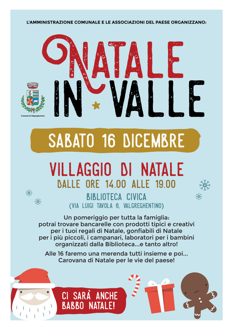 Mercatini Natale alla biblioteca di Valgreghentino