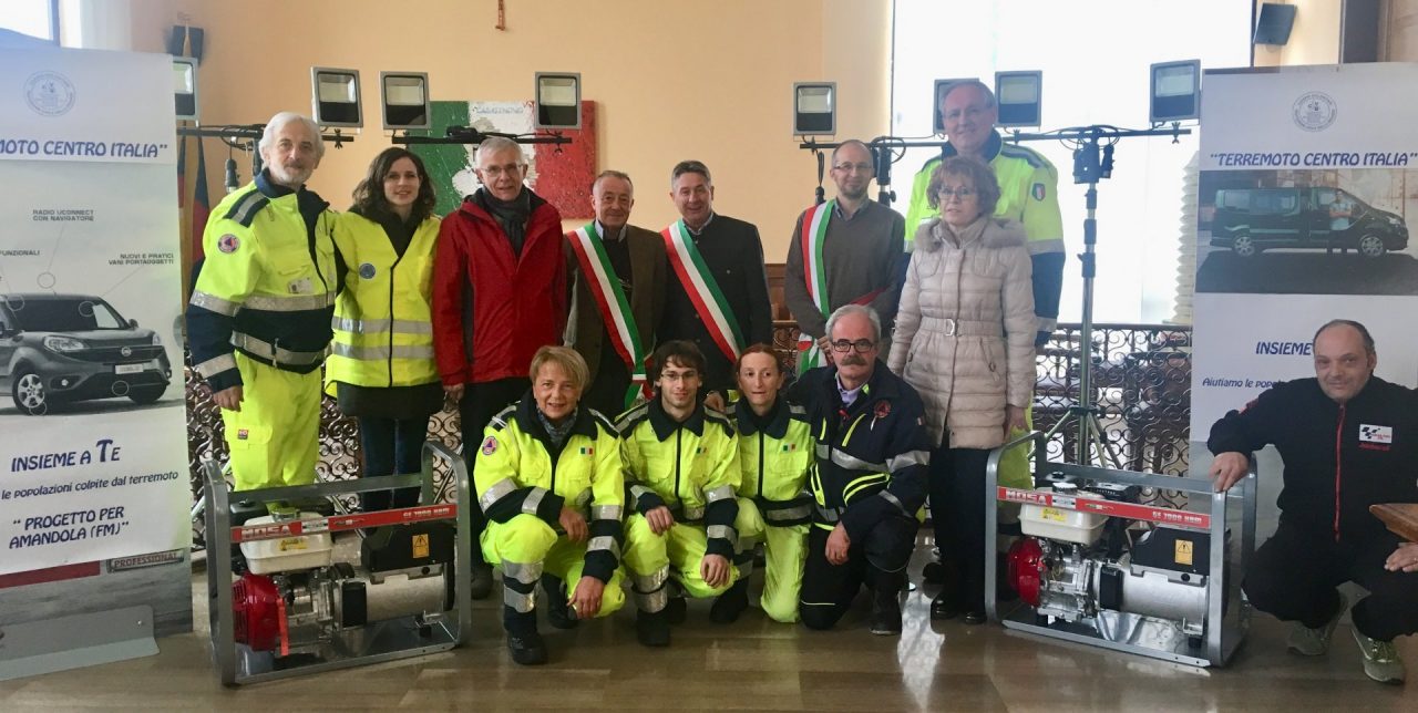 Protezione Civile continuano gli aiuti per le Marche