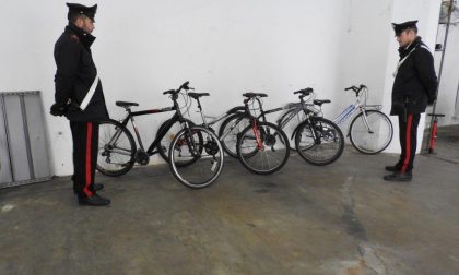 Ladri di biciclette beccati dai carabinieri