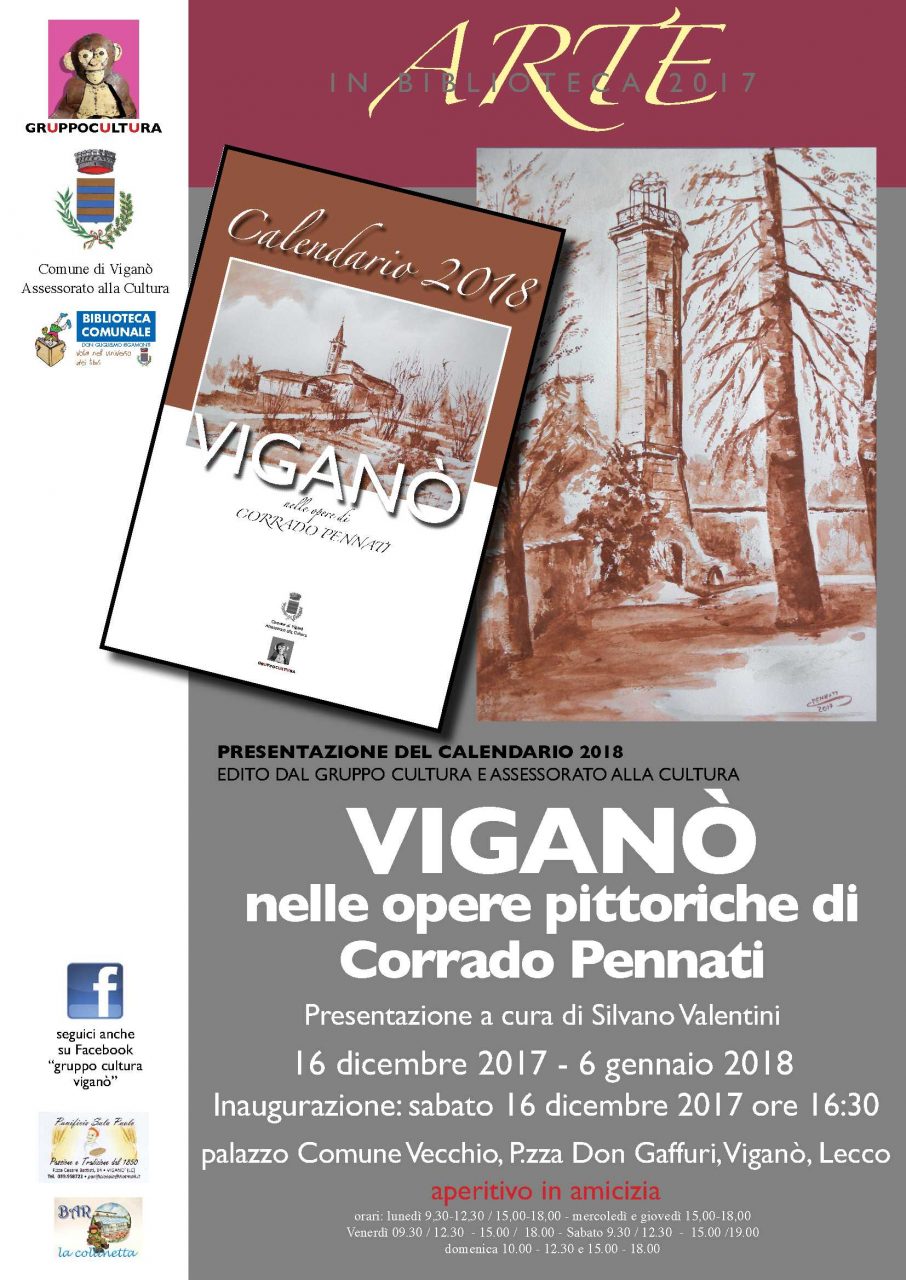 Mostra Viganò opere pittoriche in Comune Vecchio