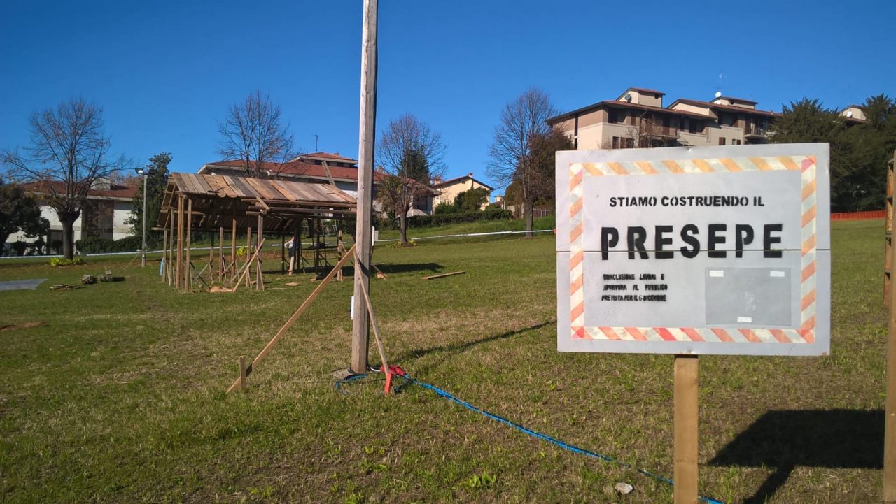 Pronto il presepe all’oratorio di Merate