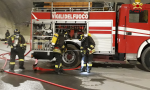 Esercitazione in galleria per i Vigili del Fuoco di Lecco e Sondrio