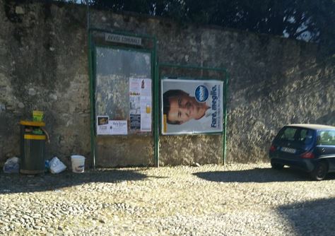 Candidato governatore a testa in giù povero Gori