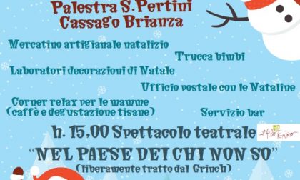 Festa Natale alla palestra di Cassago