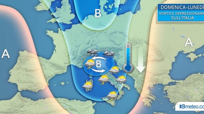 Meteo  settimana pre natalizia molto fredda