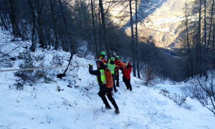 Alpe Paglio: cade per 200 metri, trovato morto in un canale