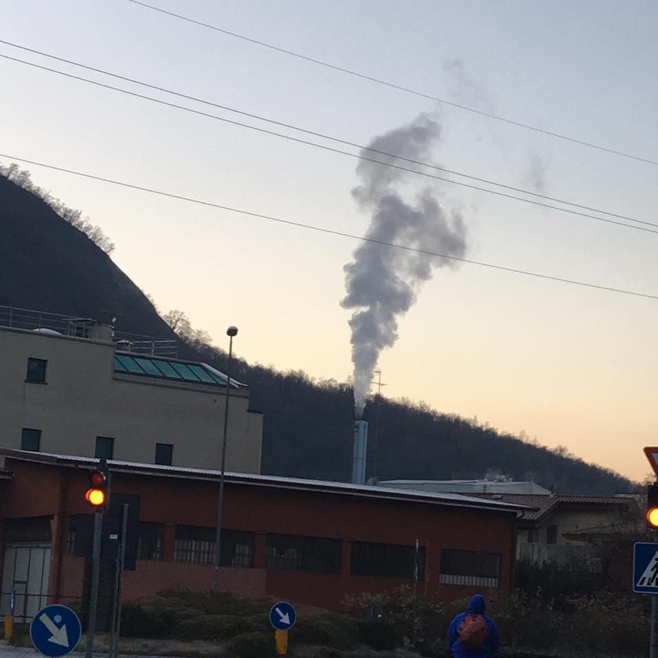 Guasto all’inceneritore di Valmadrera,  anomala fuoriuscita di vapore
