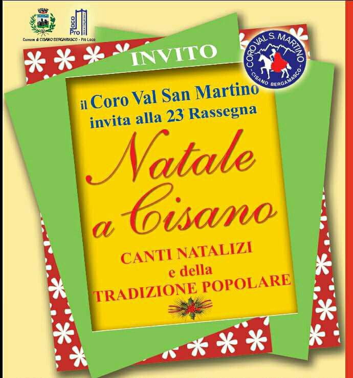 Canti Natalizi rassegna con esibizione dei cori
