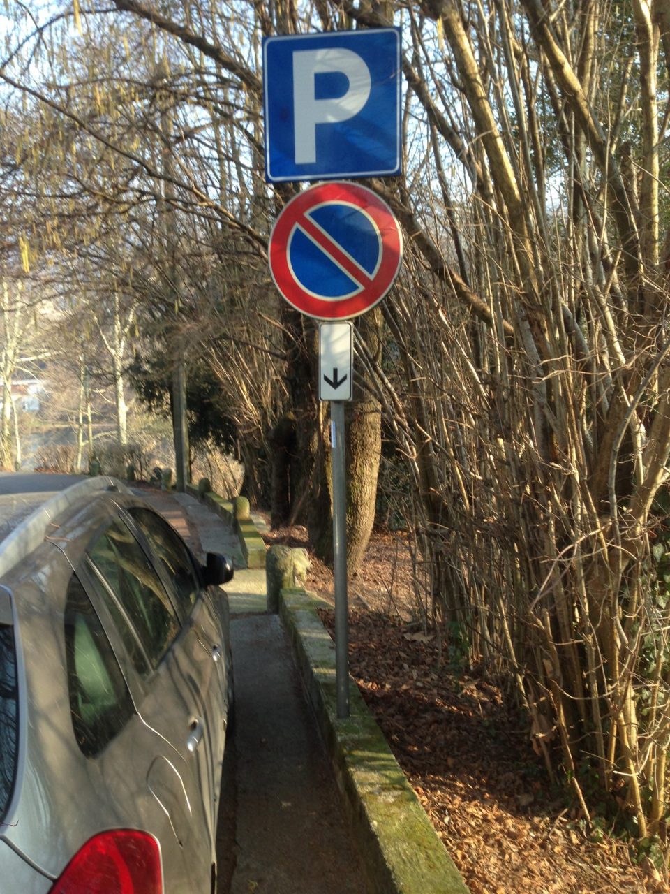 Divieto di sosta o si può parcheggiare?