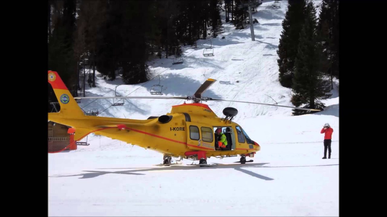 Caduta sci, di nuovo l’elicottero a Bobbio