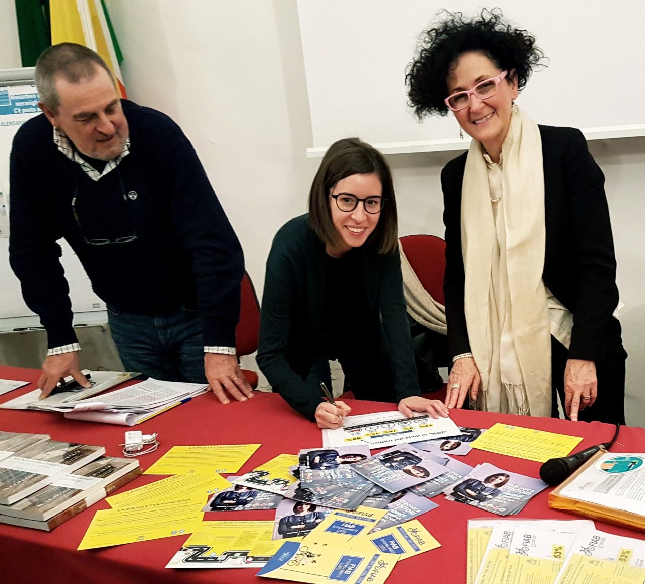 Veronica Tentori sottoscrive la dieta del traffico di FIAB