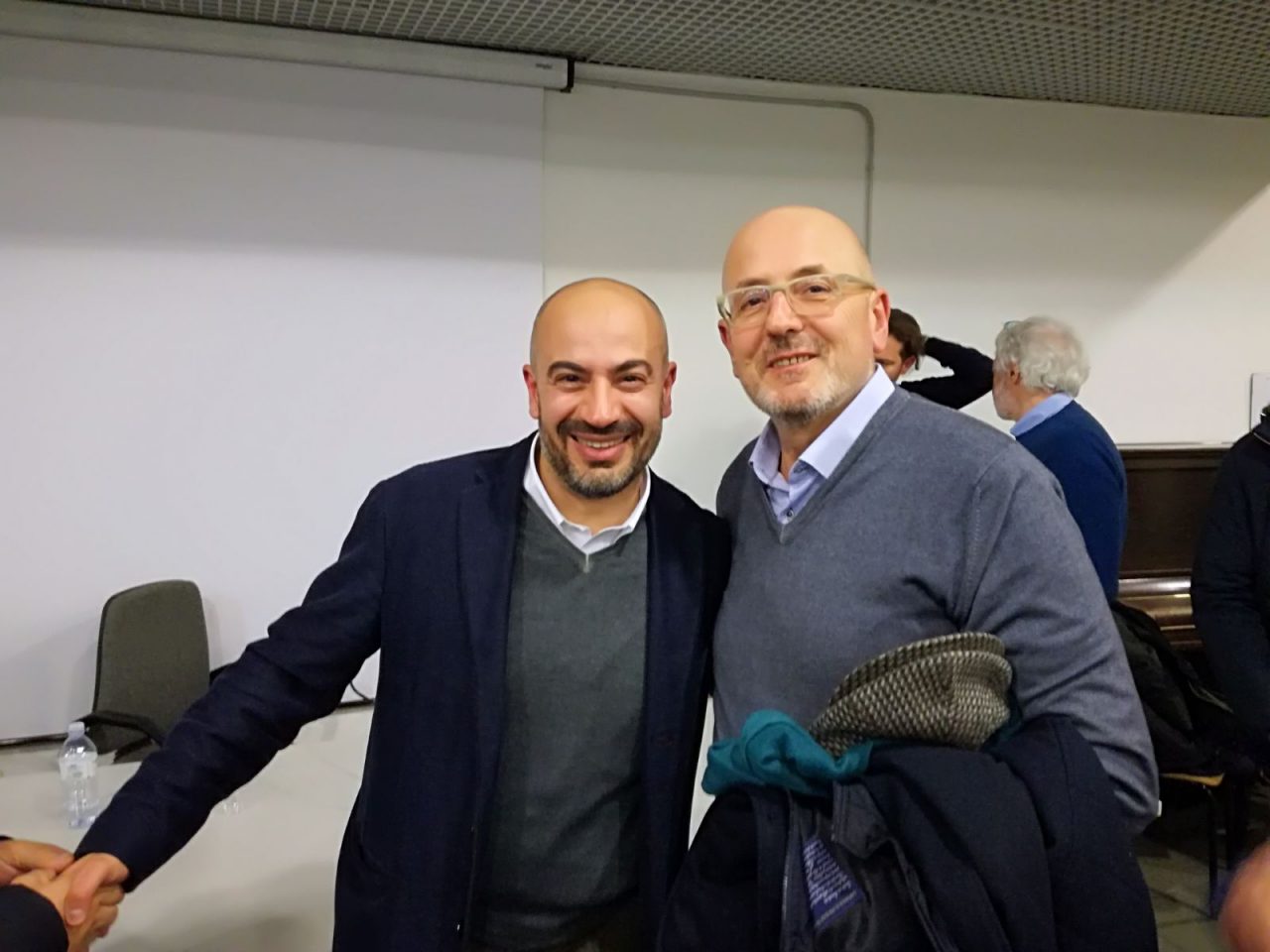 Gianluigi Paragone del M5S alla Fiera di Santa Apollonia