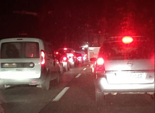 Tamponamento in Statale 36 traffico in tilt