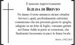 Igilda di Brivio, chiude la pagina Fb e si celebra il suo funerale