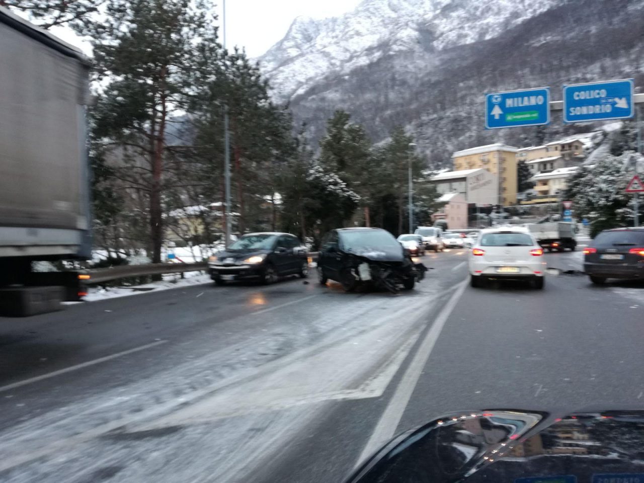 Doppio incidente in Statale 36 SIRENE DI NOTTE