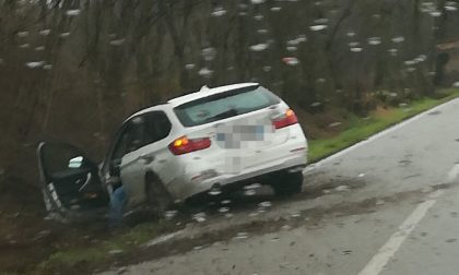 Auto fuori strada ennesimo episodio tra Missaglia e Osnago