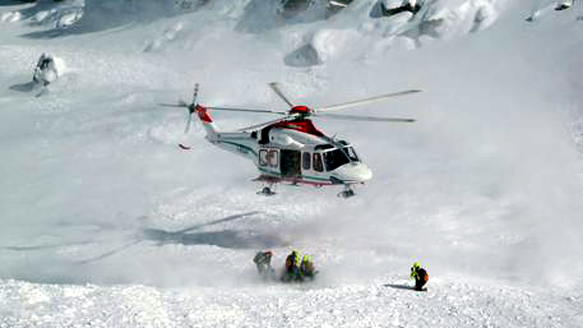 Valanga a Bormio, salvo un 34enne