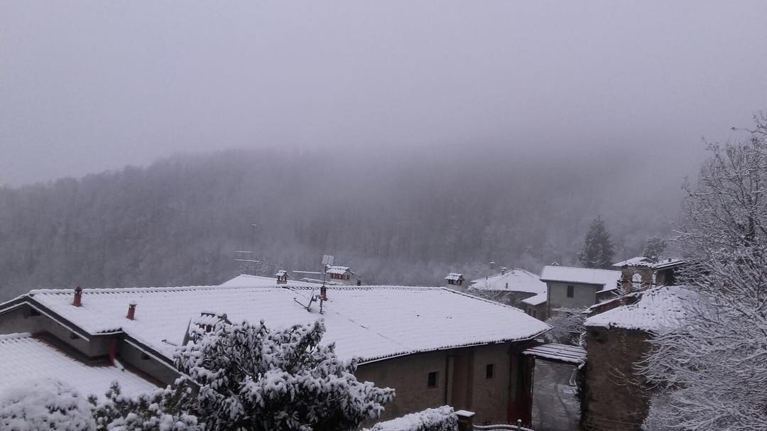 Incredibile in Brianza neve il primo giorno di primavera FOTO E VIDEO