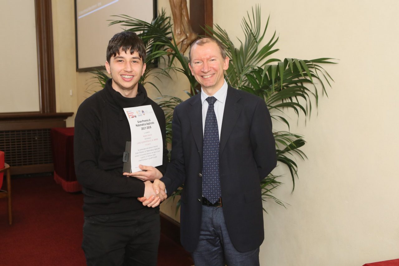 Gran Premio di Matematica Applicata: anche due lecchesi tra i premiati