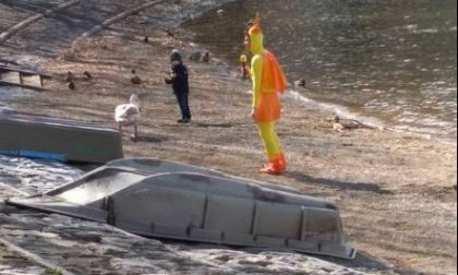 Capitan Ventosa di Striscia la Notizia a Lecco