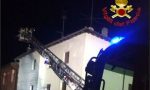 I pompieri domano un incendio a Valgreghentino