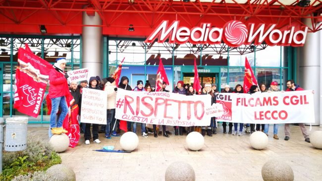 Mediaworld, continua lo stato di agitazione