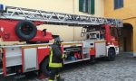 Incendio canna fumaria, intervento in centro paese FOTO